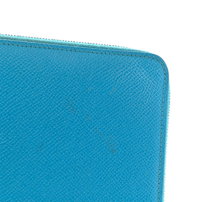 Hermes Epsom Silk'In Wallet Bleu Zanzibar 9 of 12