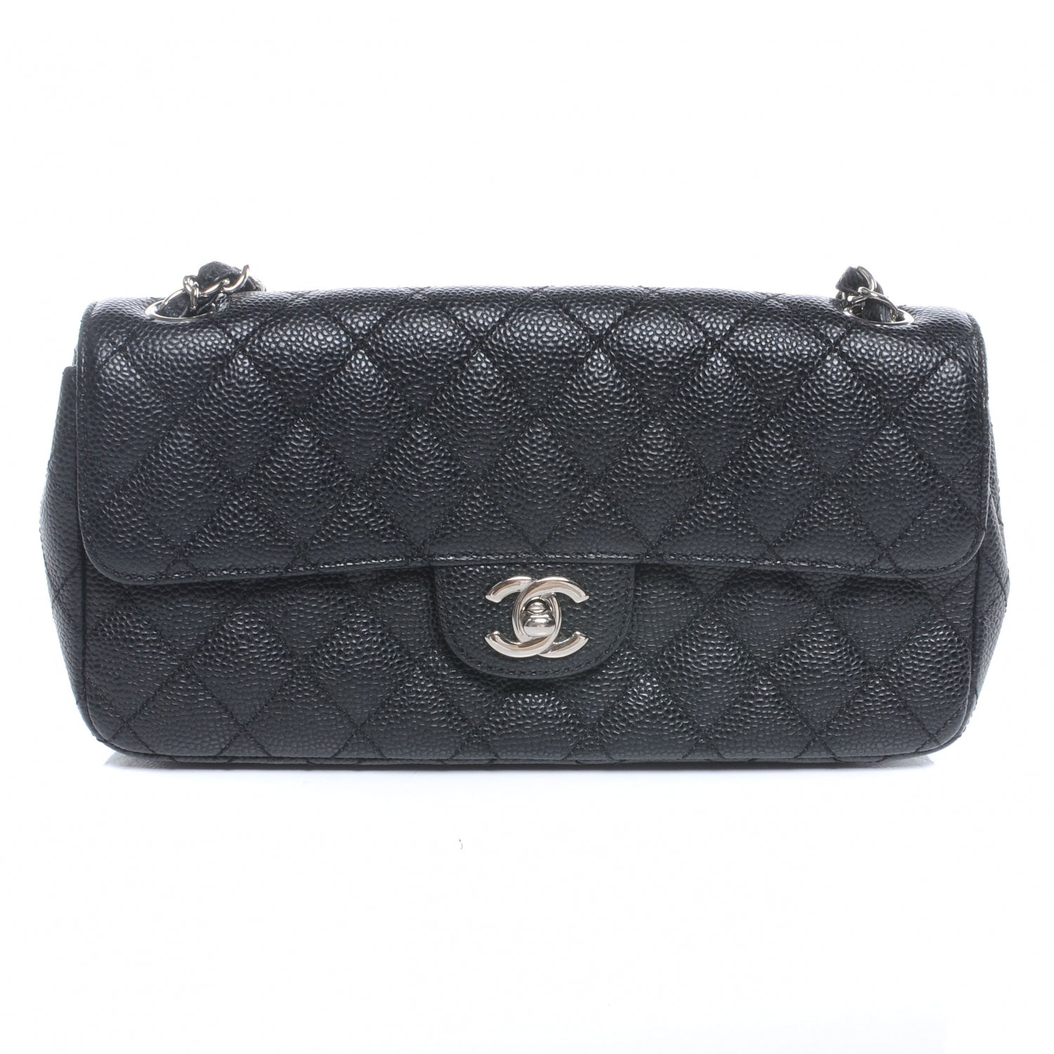 Chanel Caviar East West Flap Black 1 of 7