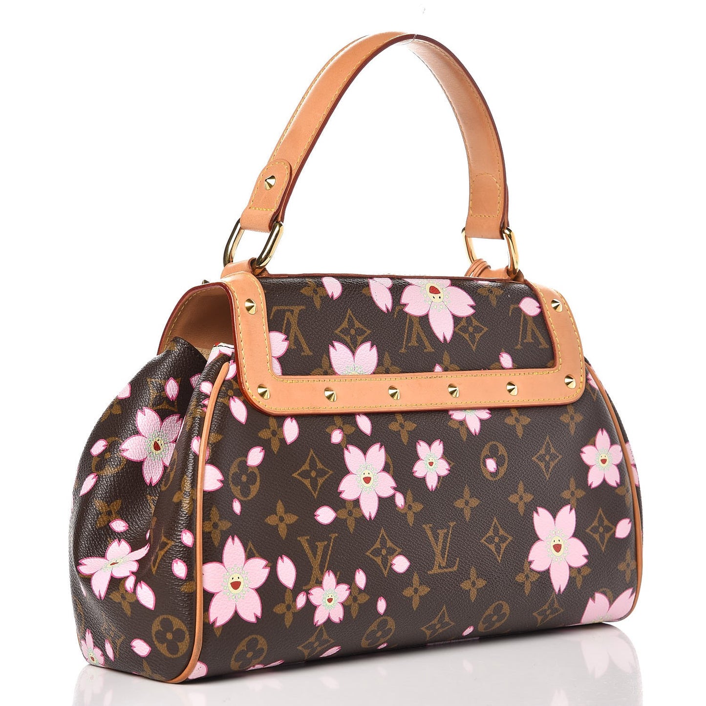 Monogram Cherry Blossom Sac Retro Bag Brown