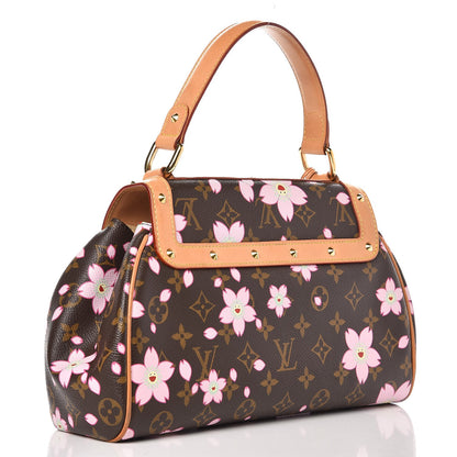 Louis Vuitton Monogram Cherry Blossom Sac Retro Bag Brown 3 of 11