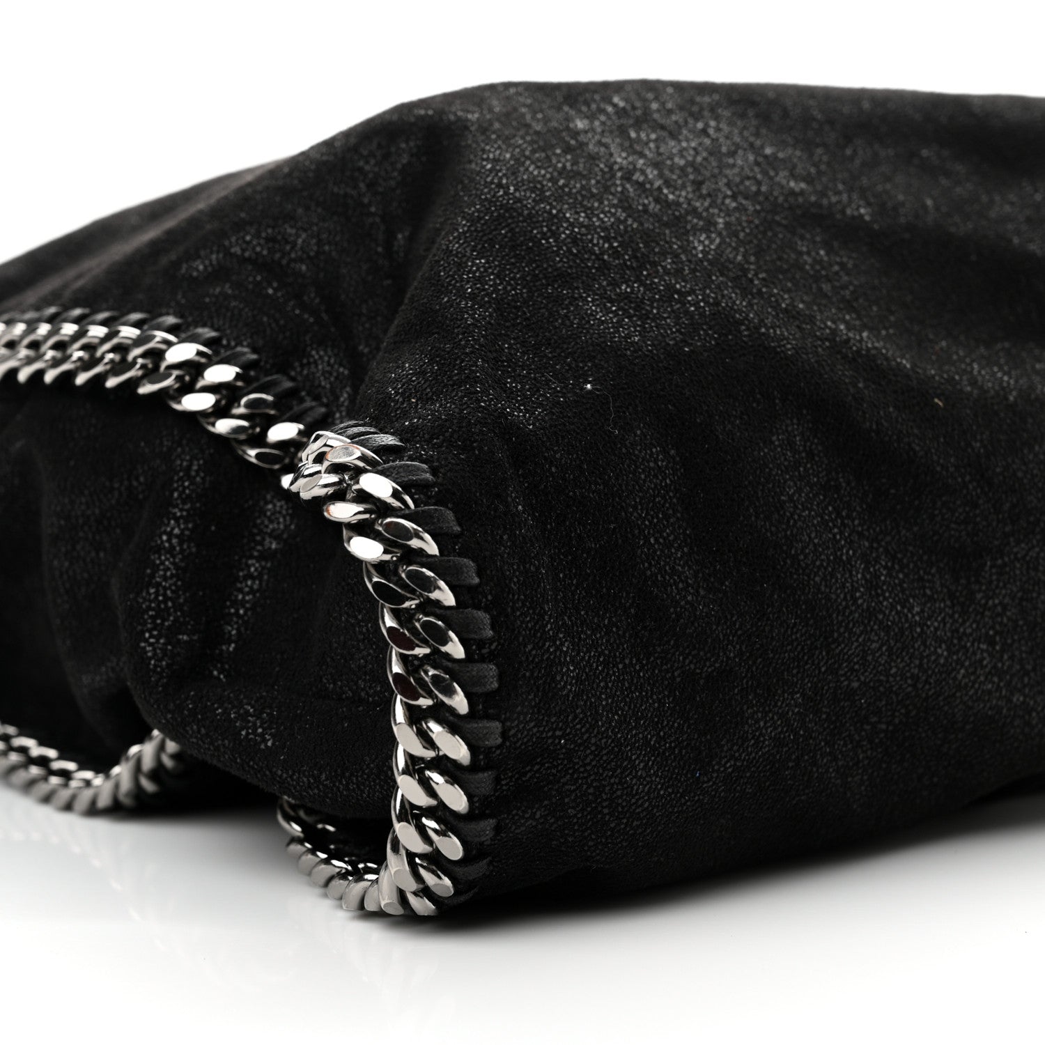 Stella McCartney Shaggy Deer Big Falabella Tote Black 9 of 11