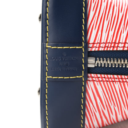 Louis Vuitton Epi Alma BB Denim Red 7 of 8