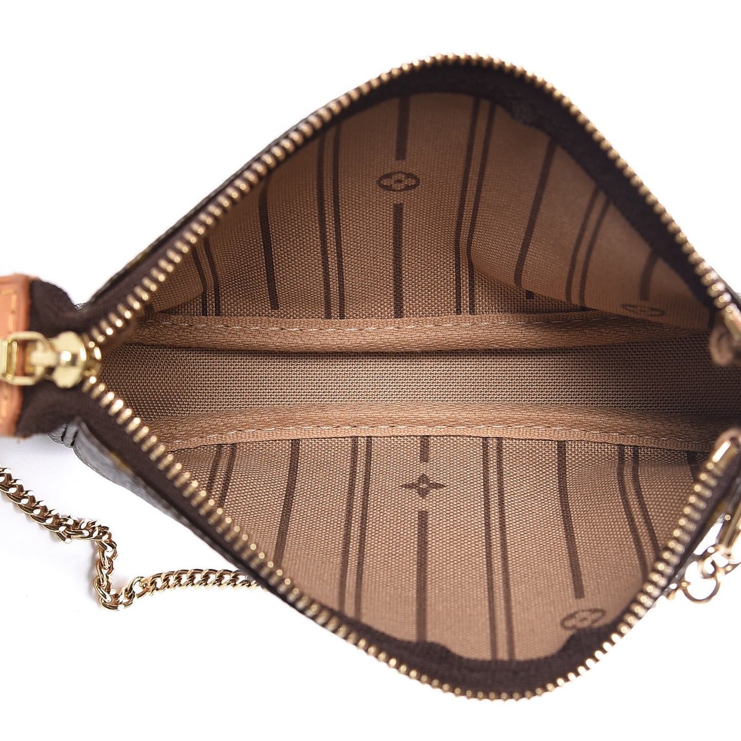 Monogram Complice Trunks and Bags Mini Pochette Accessories Beige