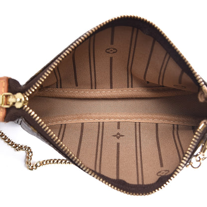 Louis Vuitton Monogram Complice Trunks and Bags Mini Pochette Accessories Beige 5 of 11