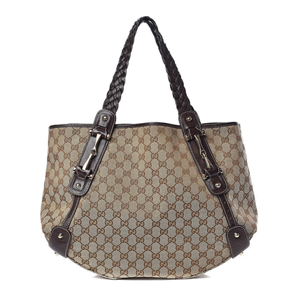 Gucci Monogram Medium Pelham Shoulder Bag Dark Brown 1 of 11