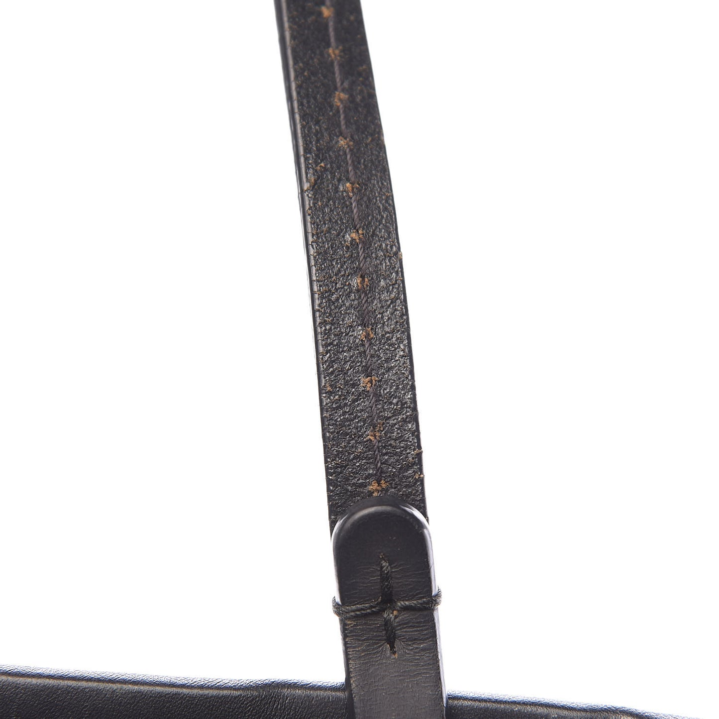 Grained Calfskin Shopping Fever Tote Black