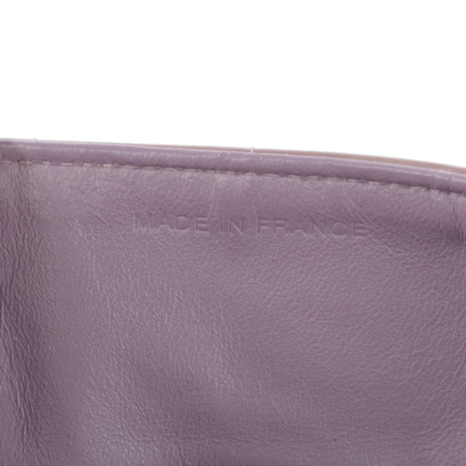 Chanel Patent Quilted East West Chocolate Bar Flap Light Purple 11 of 11
