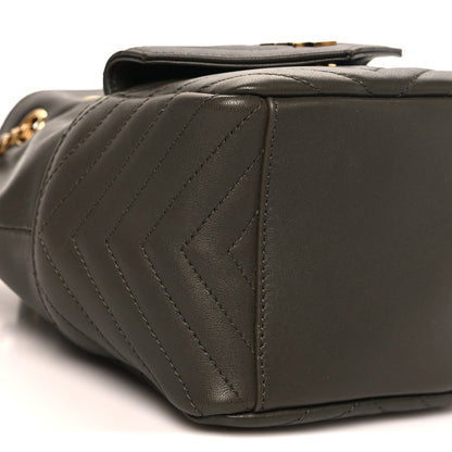 Saint Laurent Lambskin Matelasse Monogram Joe Nano Bucket Bag Light Musk 9 of 10
