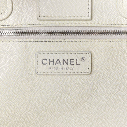 Chanel Caviar Stitched Large Shopping Tote White 12 of 14