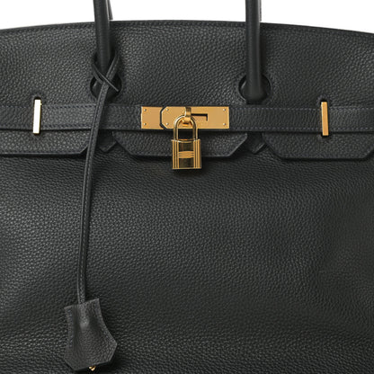 Hermes Togo Birkin 35 Bleu Ocean 8 of 11