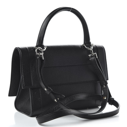 Givenchy Grained Calfskin Mini Shark Lock Satchel Black 3 of 9