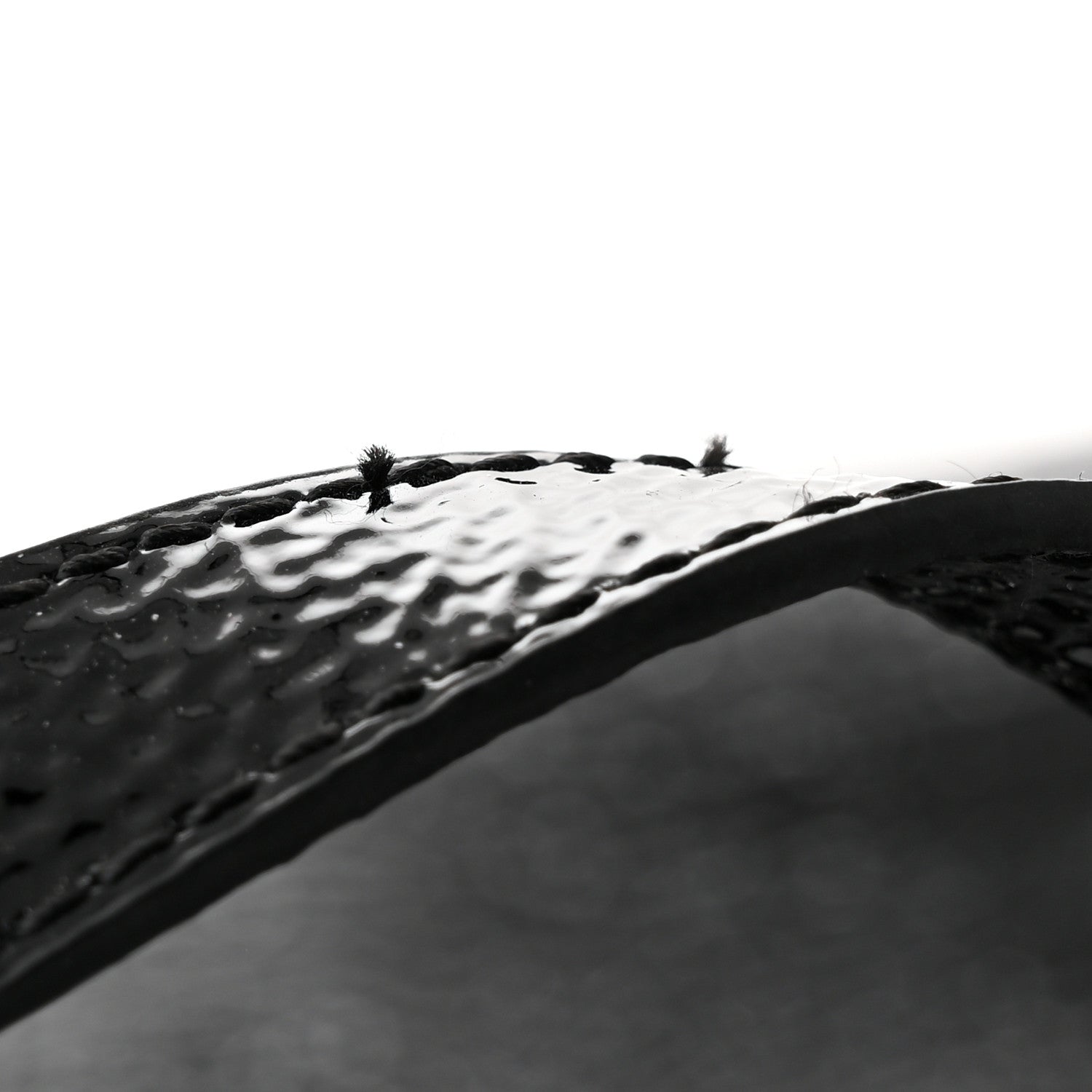 Telfar X UGG Crinkle Patent Shearling Medium Shopping Bag Black 10 of 10