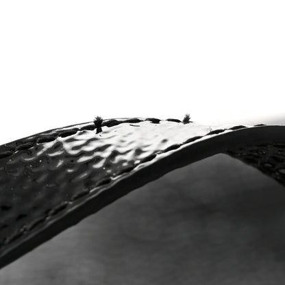 Telfar X UGG Crinkle Patent Shearling Medium Shopping Bag Black 10 of 10