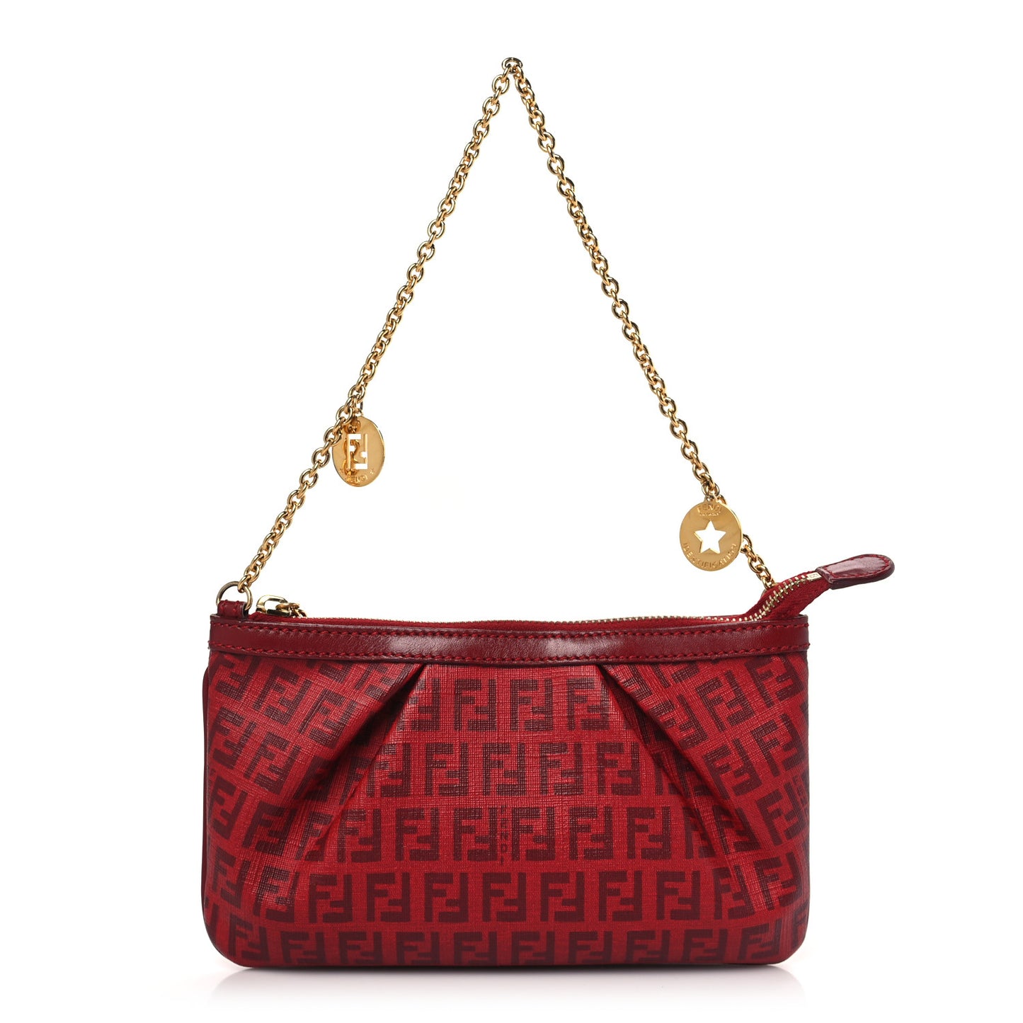 Zucchino Spalmati Forever Pochette Bordeaux Rubino