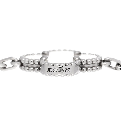 Van Cleef & Arpels 18K White Gold Mother of Pearl 5 Motifs Vintage Alhambra Bracelet 3 of 5