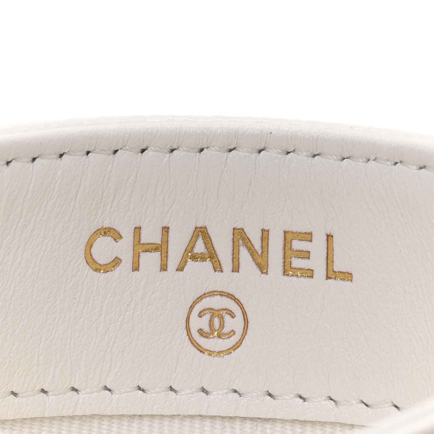 Chanel Caviar Quilted Card Holder White 6 of 9