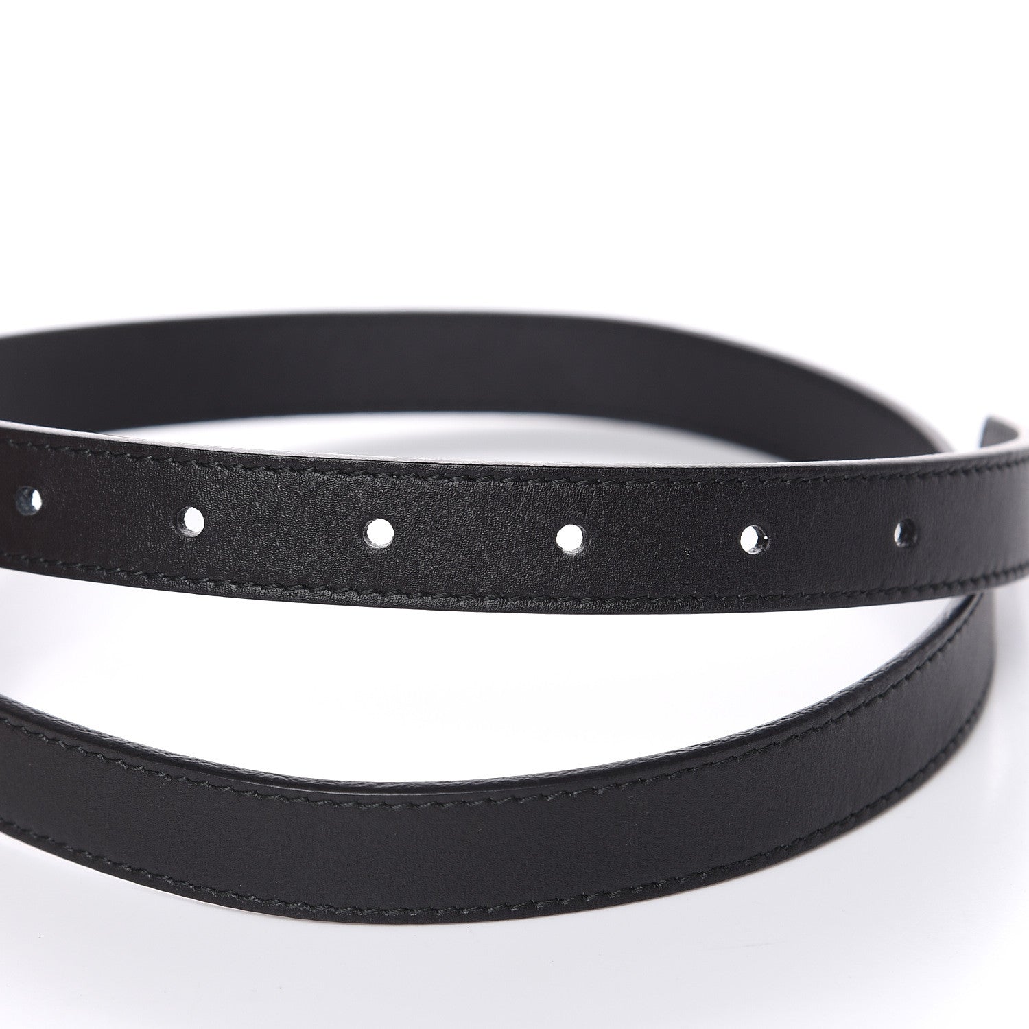 Gucci Calfskin Double G 20mm Belt 75 30 Black 5 of 7