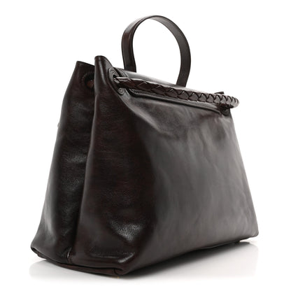 Bottega Veneta Silky Calfskin Medium Ciao Ciao Dark Mahogany 3 of 9
