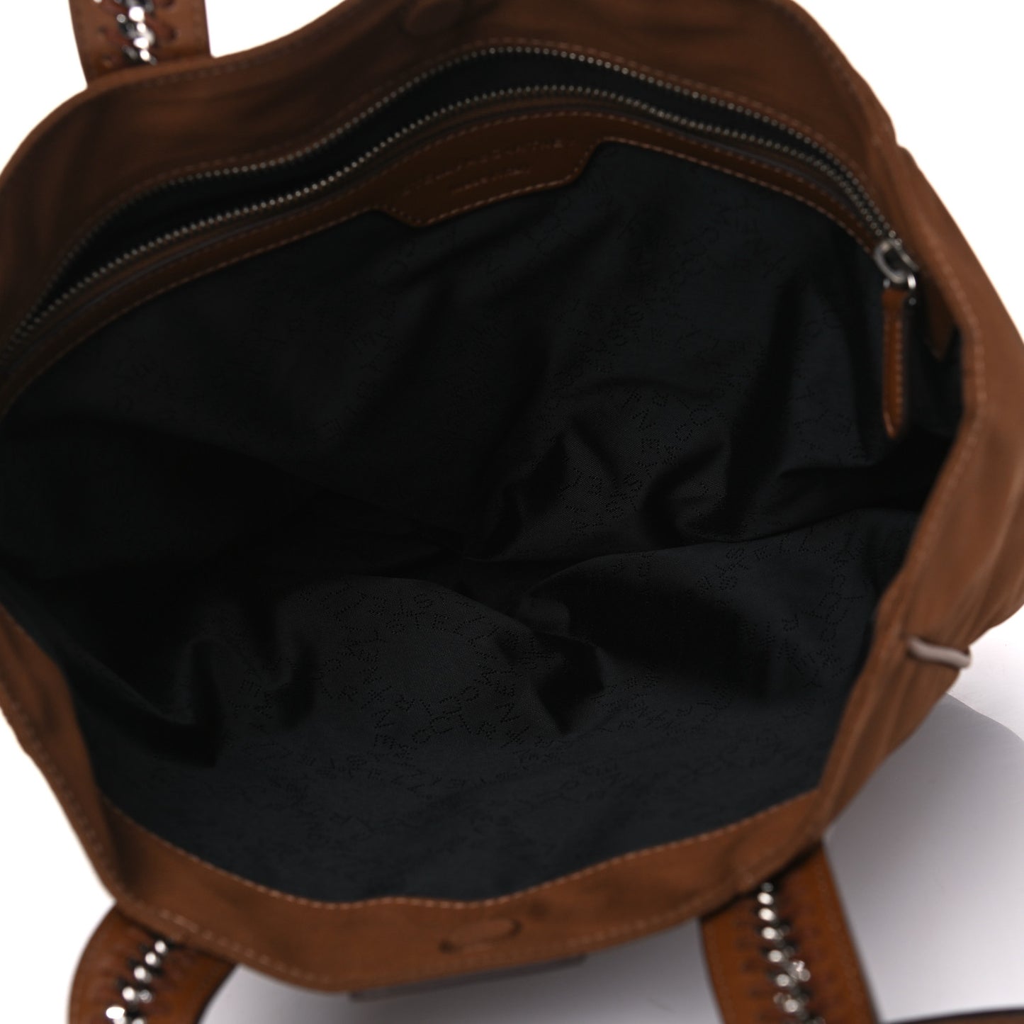 Nylon Go Falabella Tote Brown