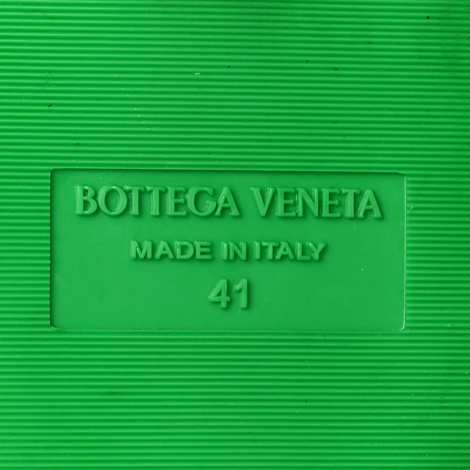 Bottega Veneta Geometric Sponge Slides Sandals 41 Grass 6 of 6