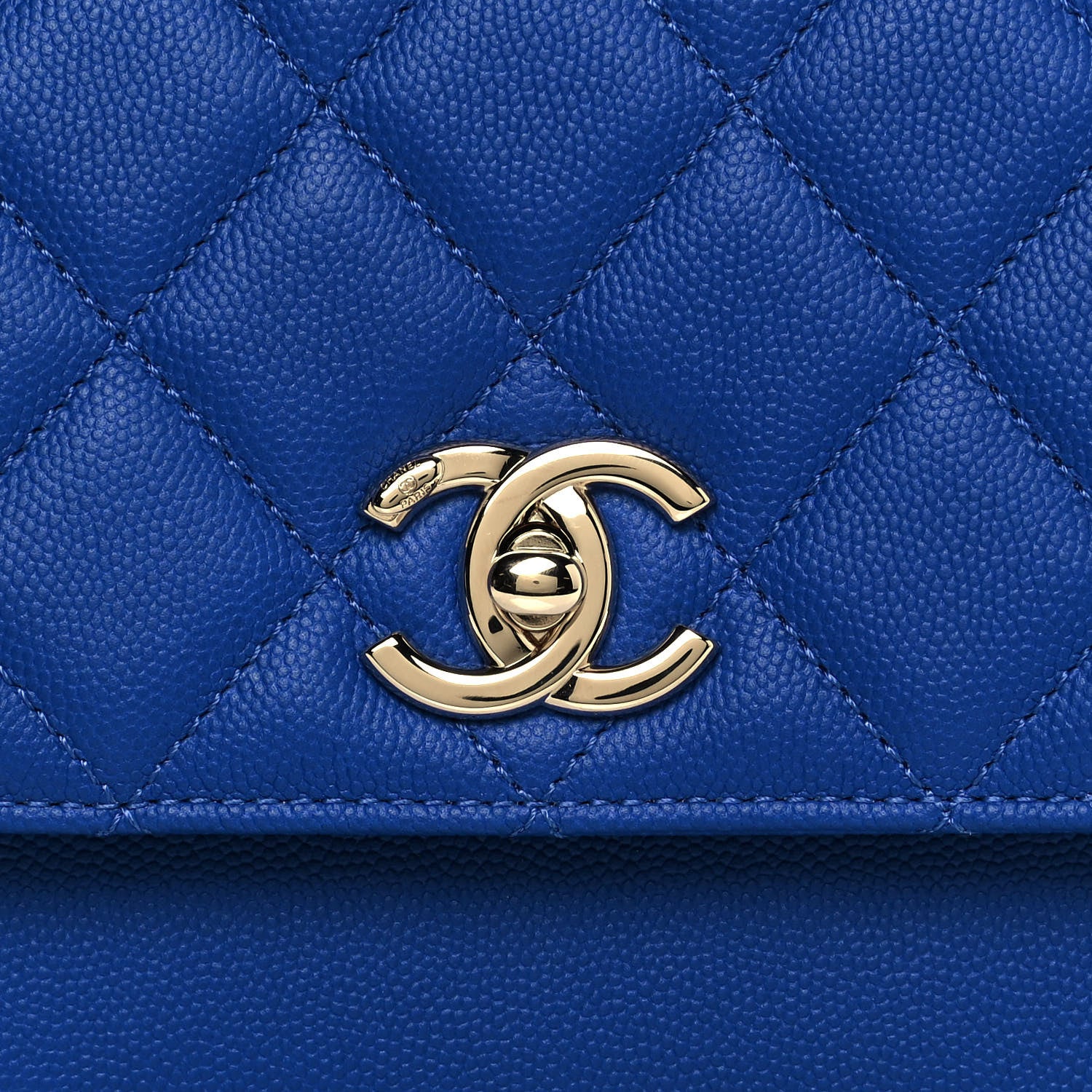 Chanel Caviar Quilted Medium Business Affinity Flap Dark Blue 8 of 11