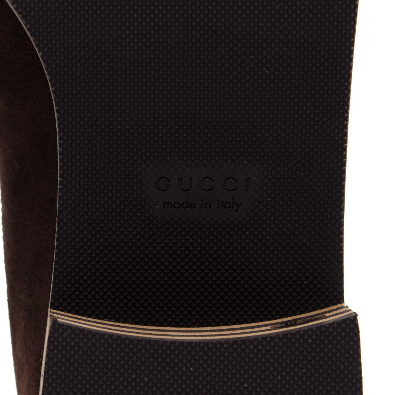 Gucci Velvet GG Monogram Thompson Derby Loafers 38.5 Vintage Cocoa Brown 9 of 14