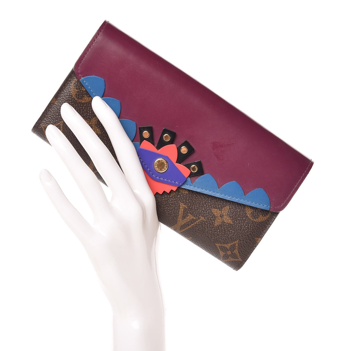 Monogram Totem Sarah Wallet Magenta