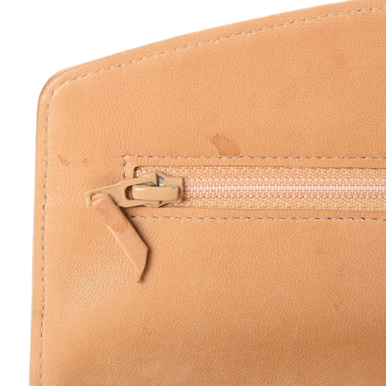 Chanel Caviar Timeless CC Wallet On Chain WOC Beige 9 of 12