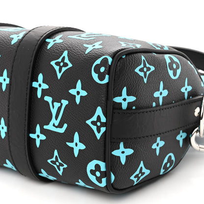 Louis Vuitton Monogram Playground Keepall Bandouliere 25 Black 9 of 9