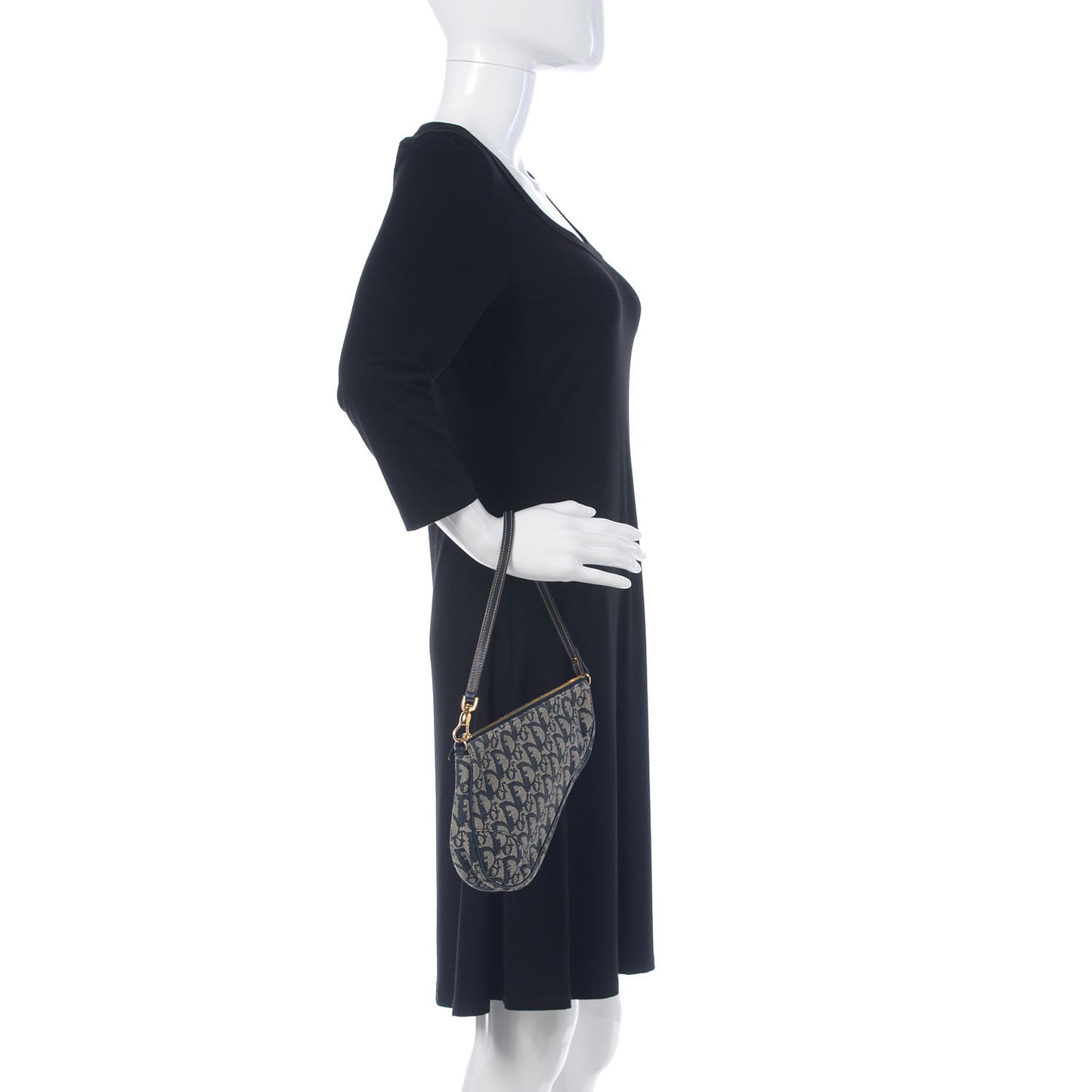 Monogram Mini Saddle Pochette Navy