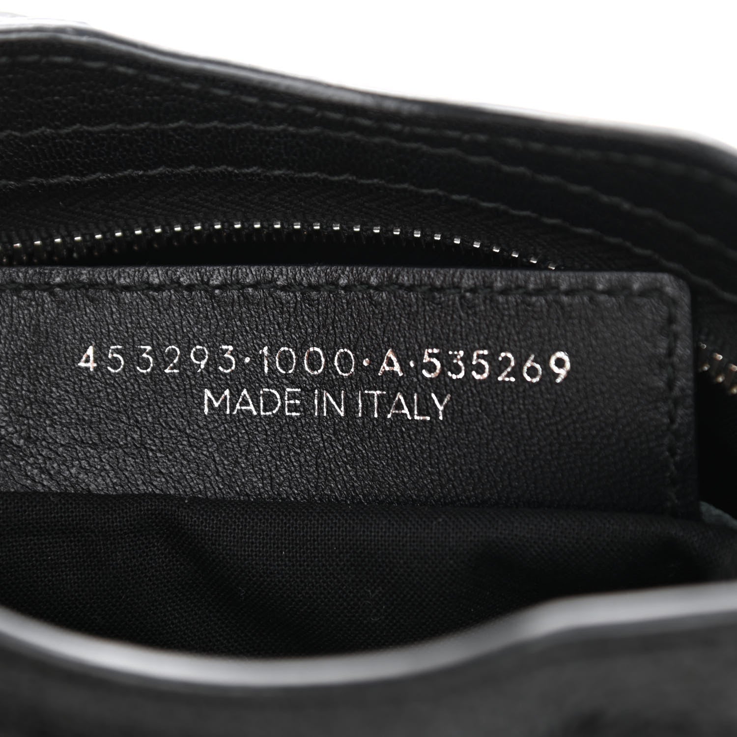 Balenciaga Agneau Classic Silver Hardware Nano City Black 7 of 9