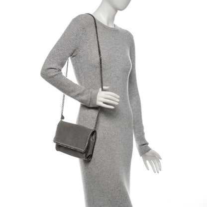 Stella McCartney Shaggy Deer Falabella Crossbody Bag Light Grey 2 of 7