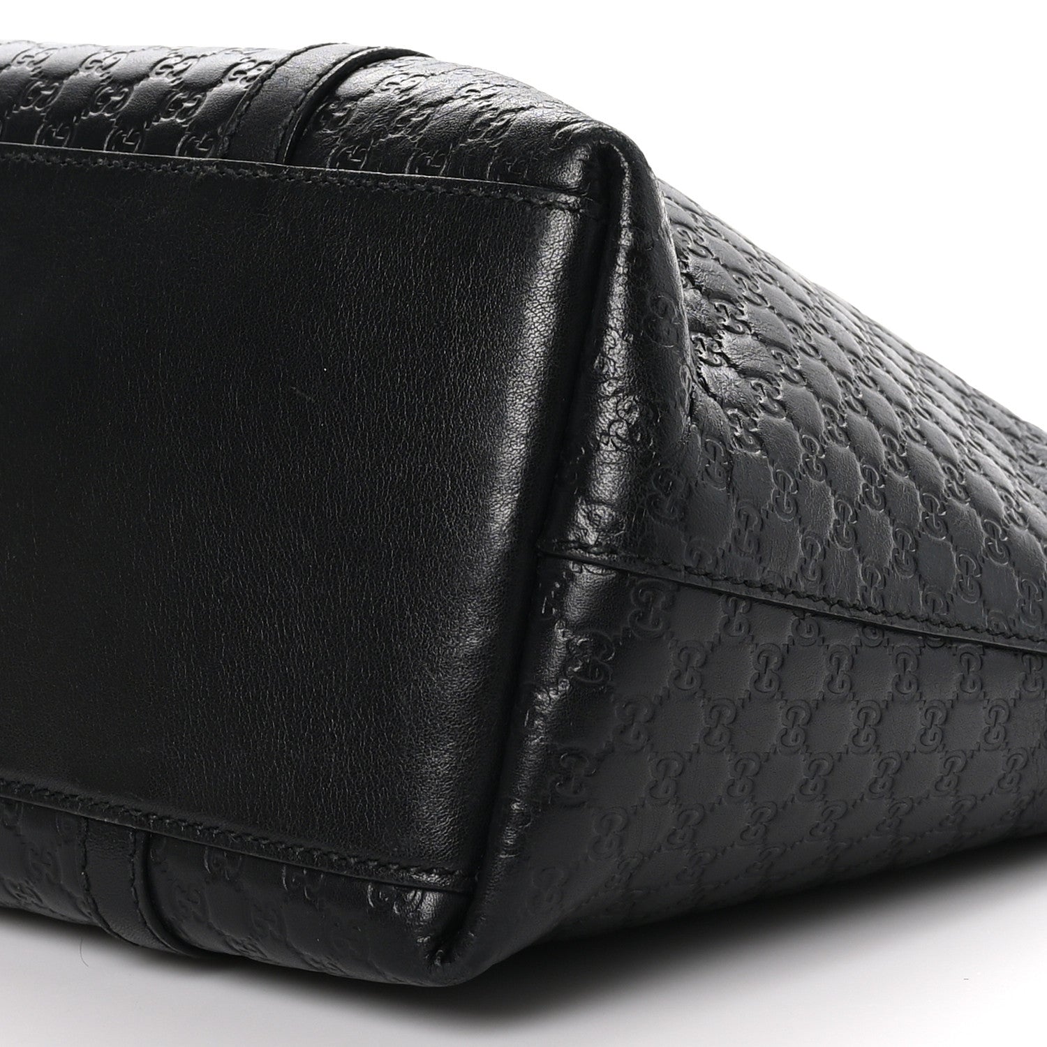 Gucci Soft Microguccissima Small Zippered Satchel Black 9 of 9