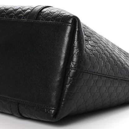 Gucci Soft Microguccissima Small Zippered Satchel Black 9 of 9