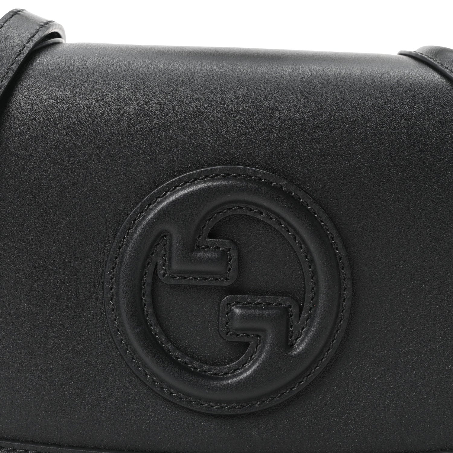 Gucci Roxy Calfskin Medium Blondie Top Handle Bag Black 8 of 10
