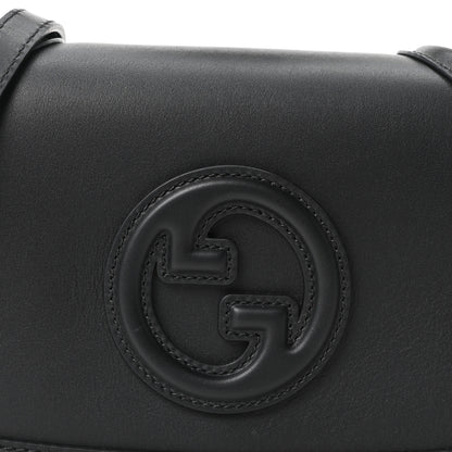 Gucci Roxy Calfskin Medium Blondie Top Handle Bag Black 8 of 10