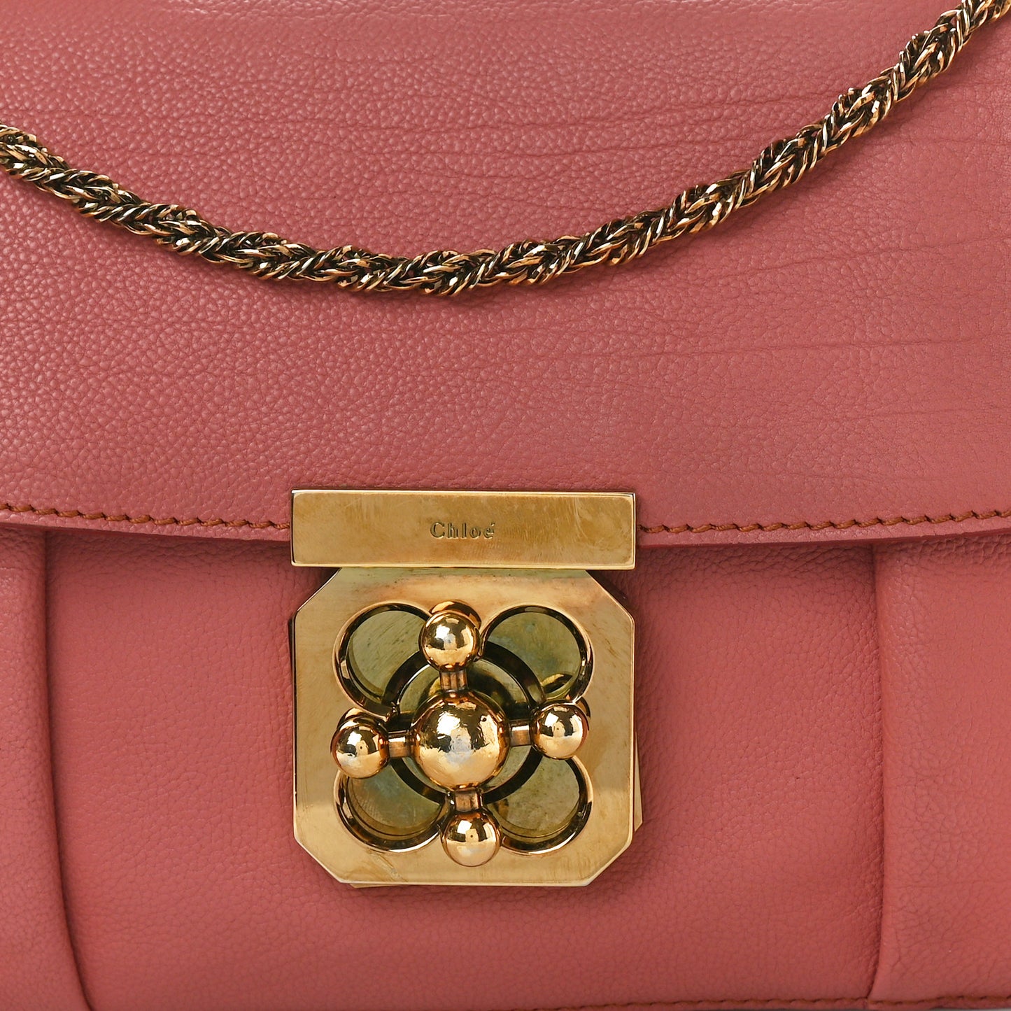 Goatskin Small Elsie Shoulder Bag Pink