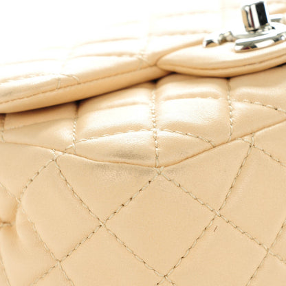 Chanel Lambskin Quilted Mini Square Flap Beige Clair 10 of 10