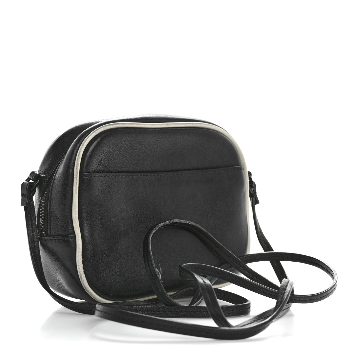 Nappa Monogram Blogger Bag Black White