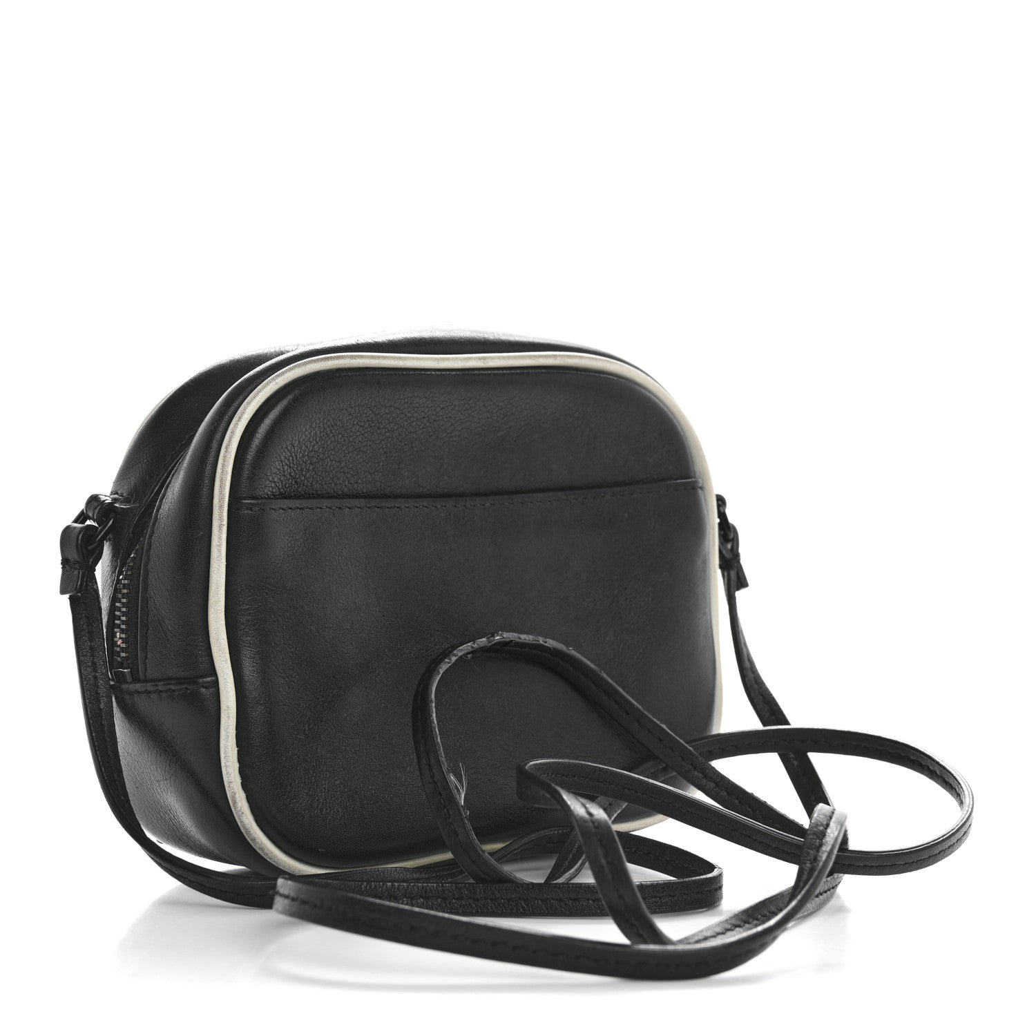 Saint Laurent Nappa Monogram Blogger Bag Black White 3 of 15
