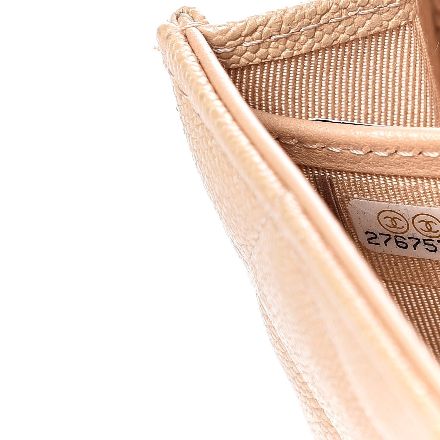 Chanel Iridescent Caviar Quilted Long Flap Wallet Beige 8 of 11