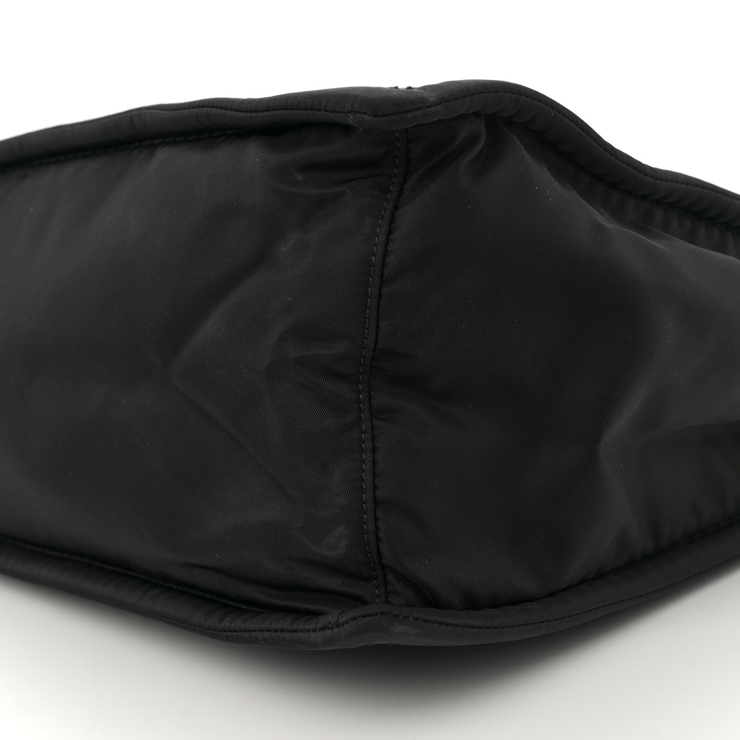 Tessuto Nylon Chain Tote Black