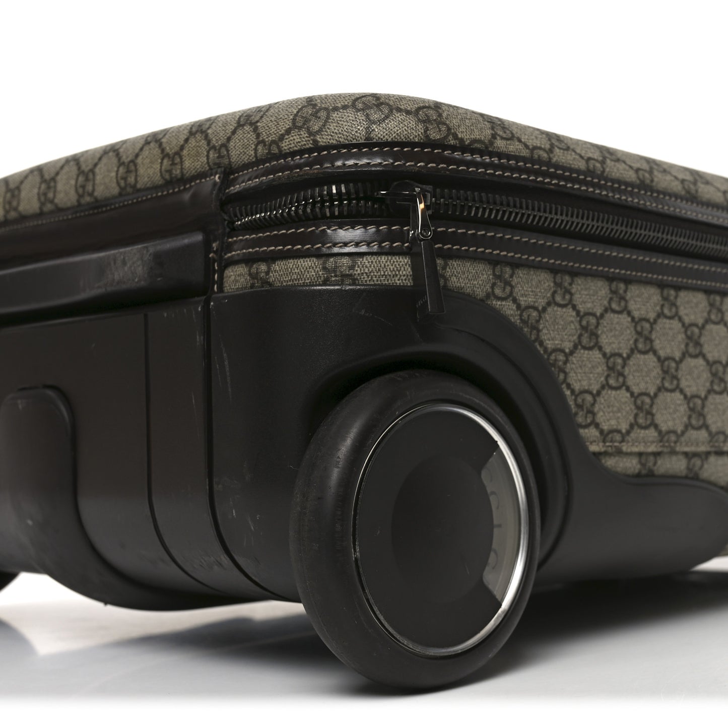 GG Plus Monogram Small Interlocking G Trolley Brown