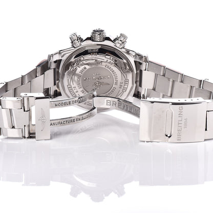 Breitling Stainless Steel 43mm Avenger II Chronograph Automatic Watch Volcano Black A13381 6 of 8