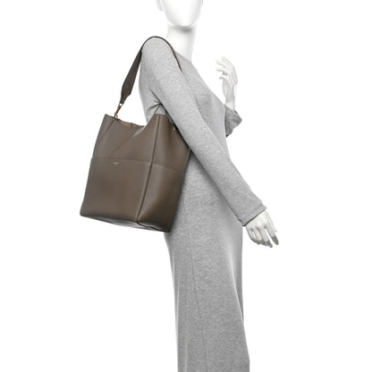 Celine Natural Calfskin Seau Sangle Bucket Bag Dune 2 of 10