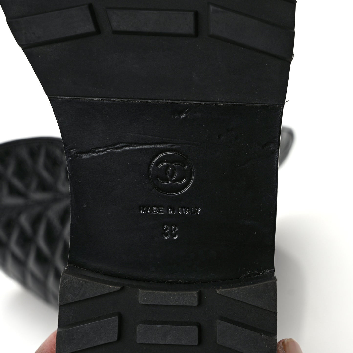 Crackled Calfskin Velvet Pearl Combat Ankle Boots 38 Black