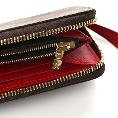 Louis Vuitton Damier Ebene Clemence Wallet Cherry 8 of 8