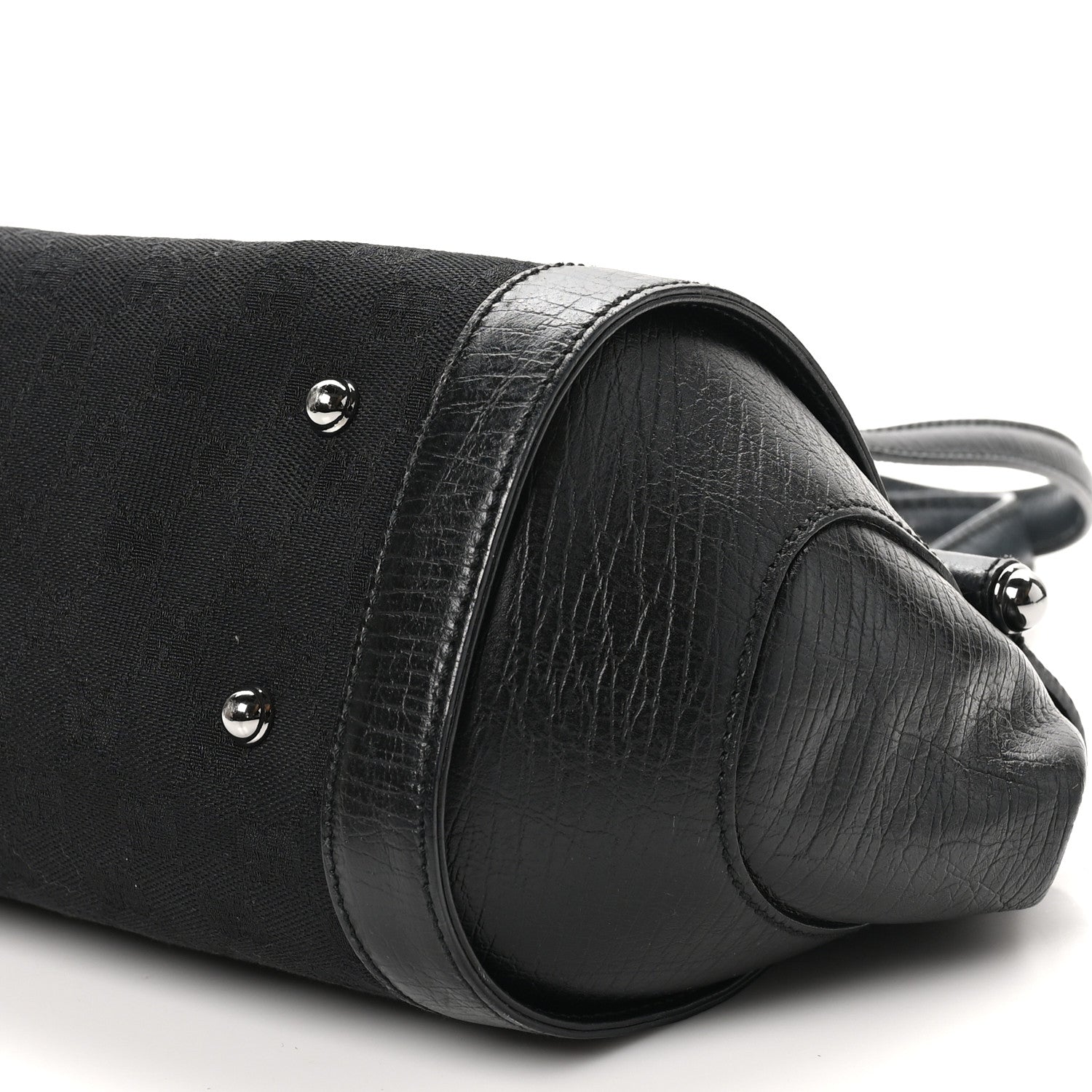 Gucci Monogram Bamboo Bullet Bag Black 10 of 10