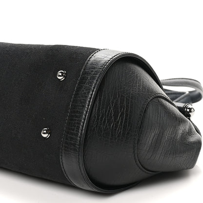 Gucci Monogram Bamboo Bullet Bag Black 10 of 10