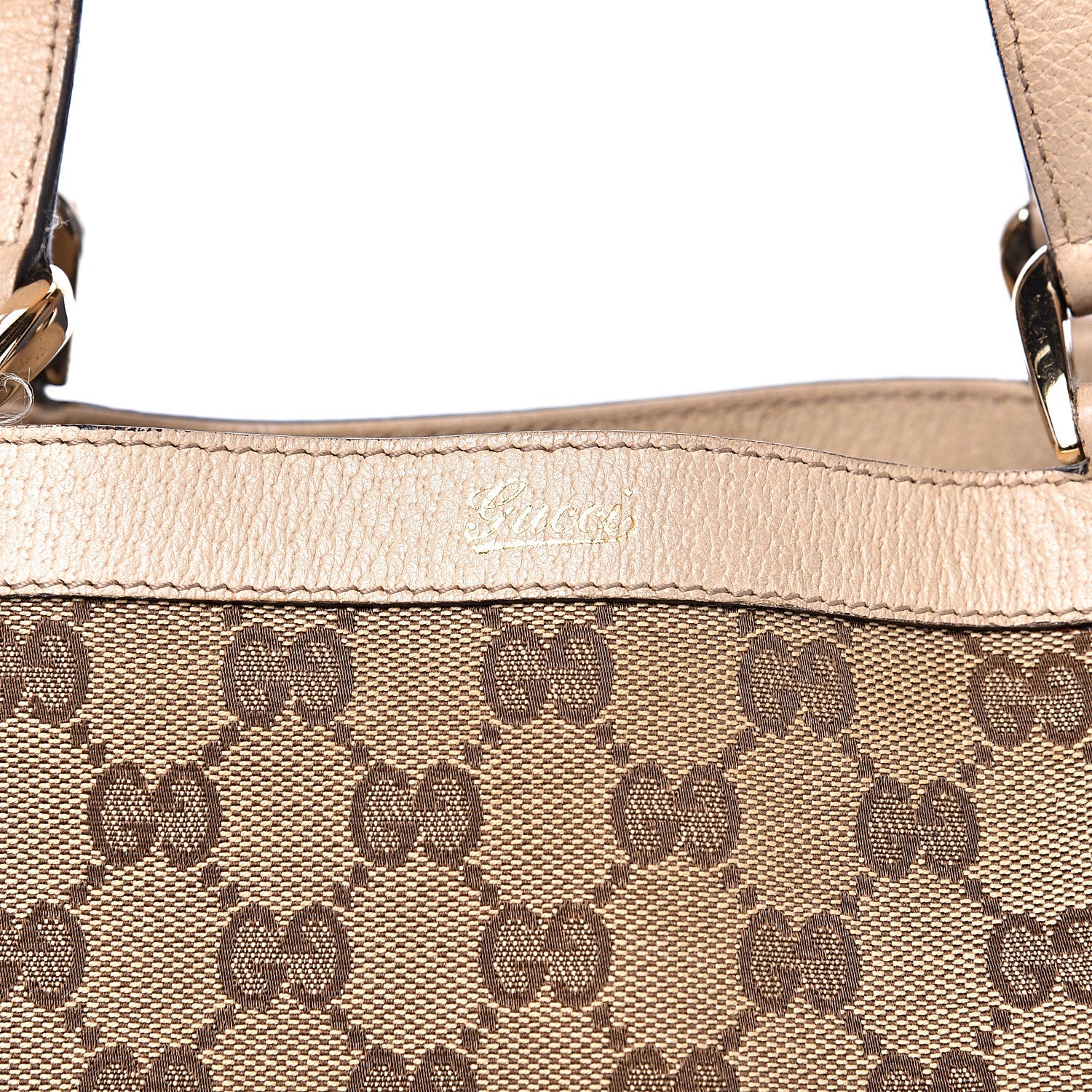Gucci Monogram Medium Abbey Tote White 15 of 16